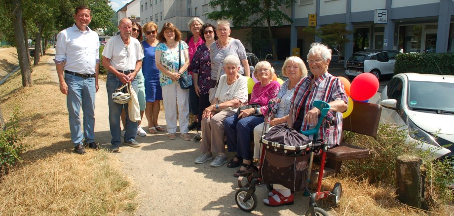 Gespendete Bank der AWO am Grundweg