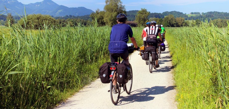Fahrradfahrer auf Tour