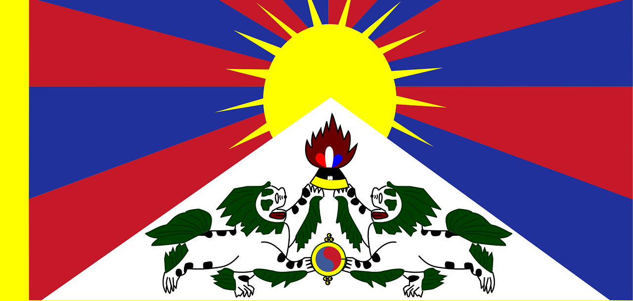 Flagge von Tibet