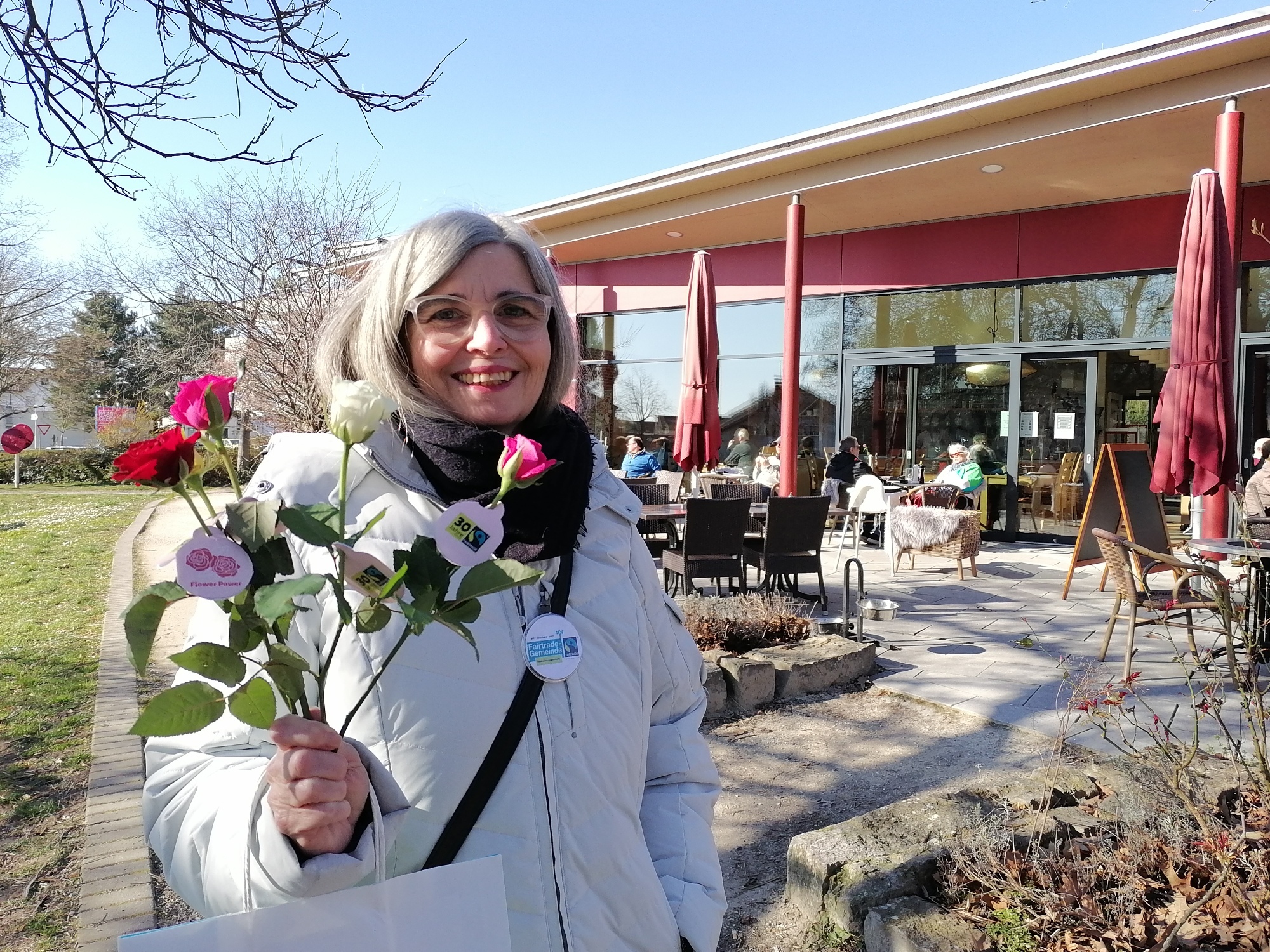 Fairtrade-Rose zum Frauentag