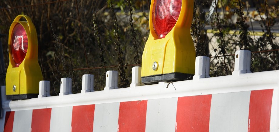 Sperrgitter für Baustelle