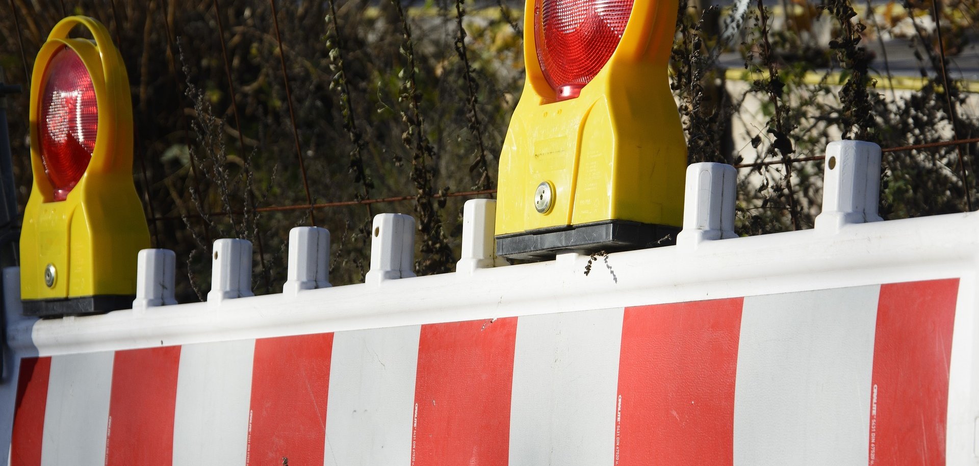 Sperrgitter für Baustelle