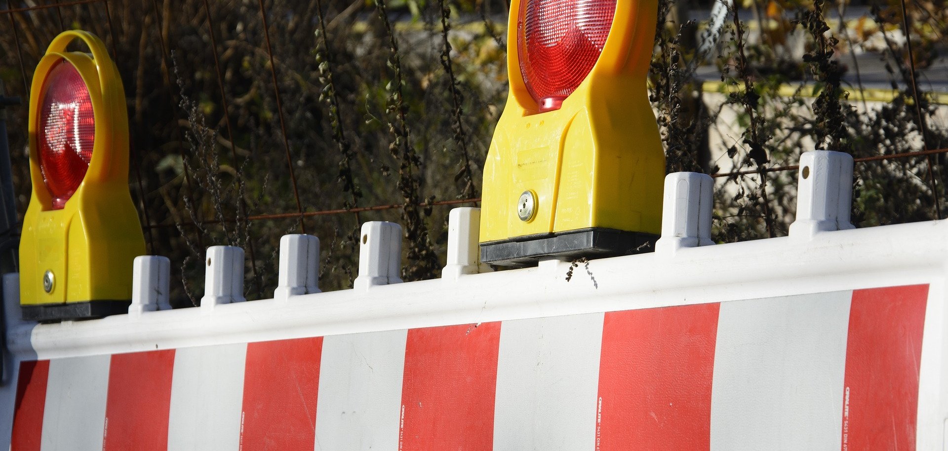 Sperrgitter für Baustelle