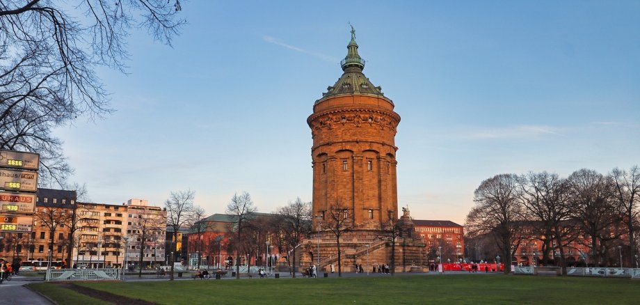 Der Wasserturm in Mannheim