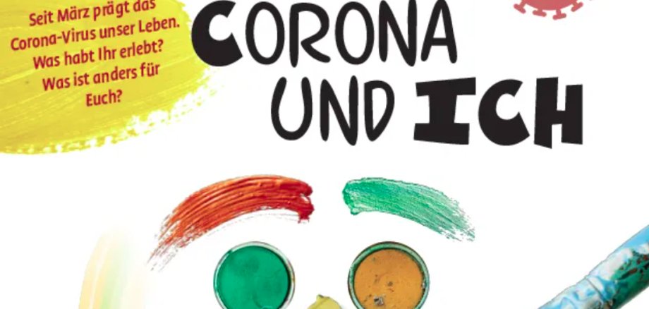 Poster zum Malwettbewerb Corona und ich