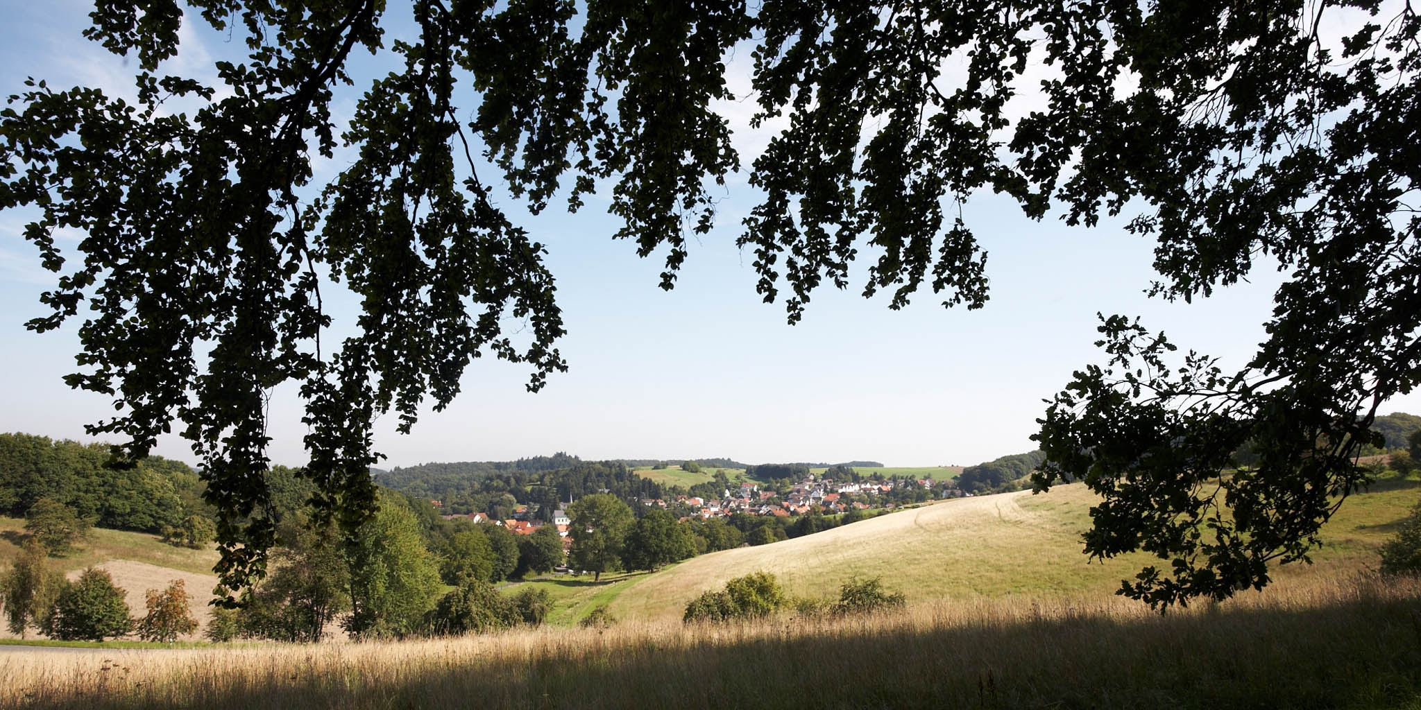 Landschaftsaufnahme aus Seeheim-Jugenheim