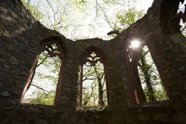 Ruine bei Schloss Heiligenberg