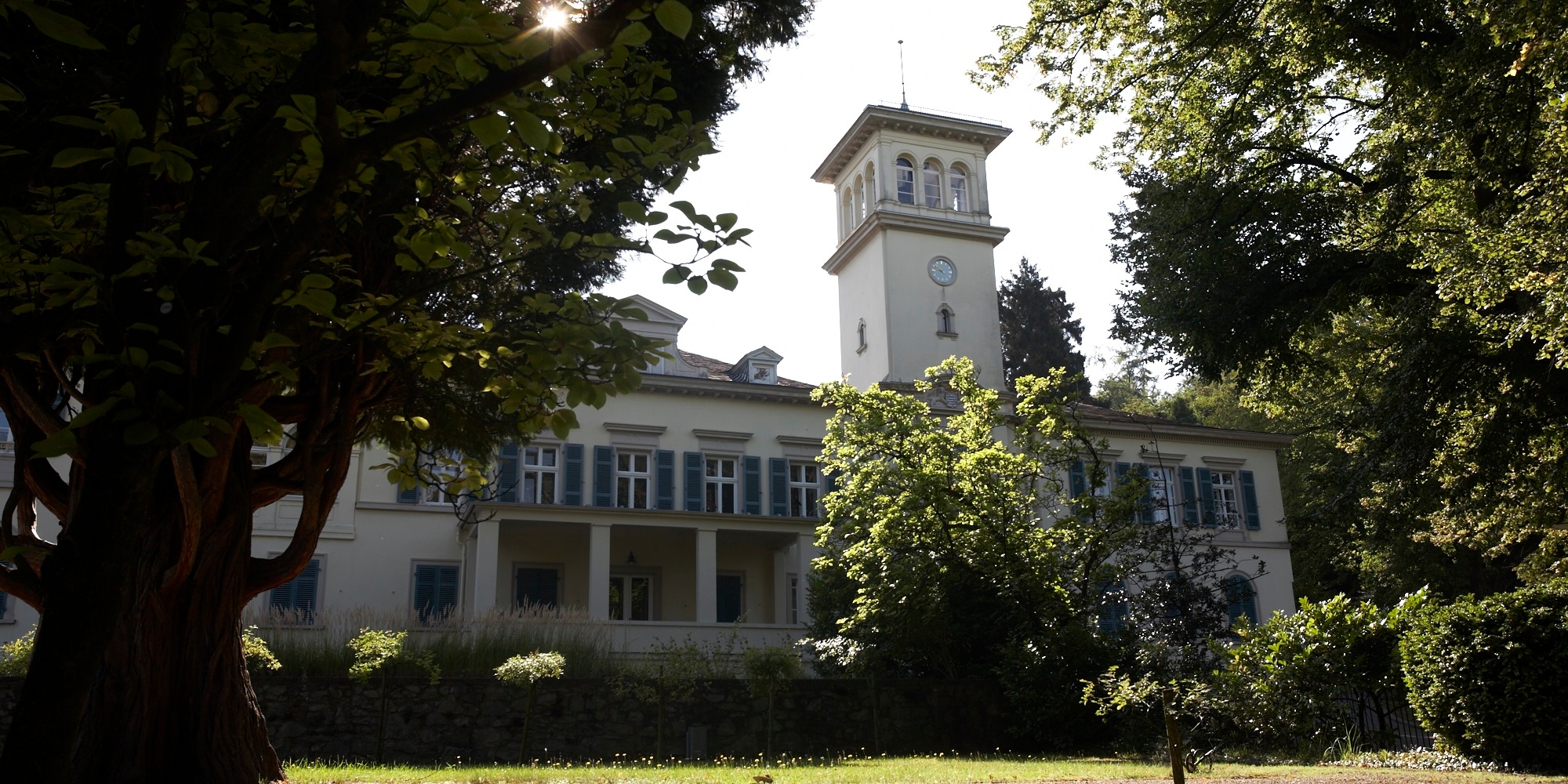 Schloss Heiligenberg Eingang in der gesamten Breite