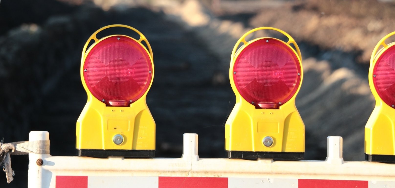 Absperrung Absperrung einer Baustelle