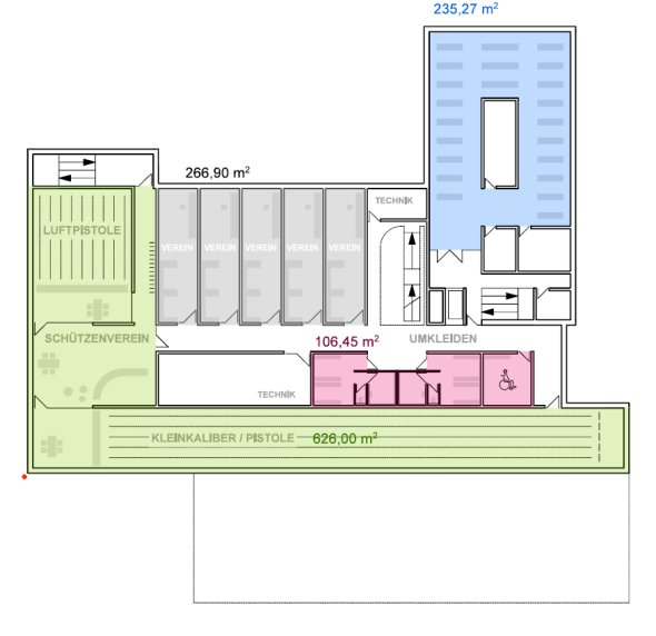 Bauplan Untergeschoss