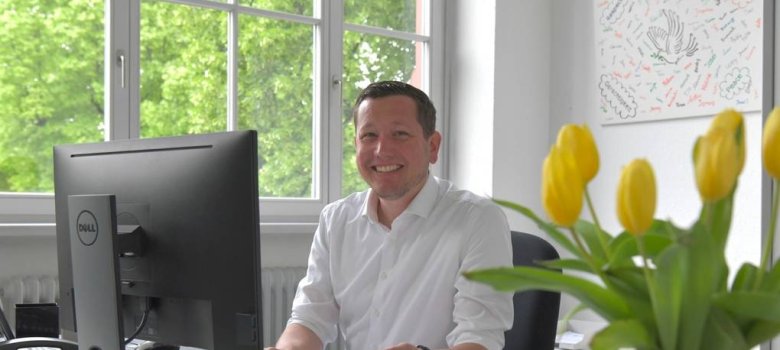 Bürgermeister Alexander Kreissl im Büro